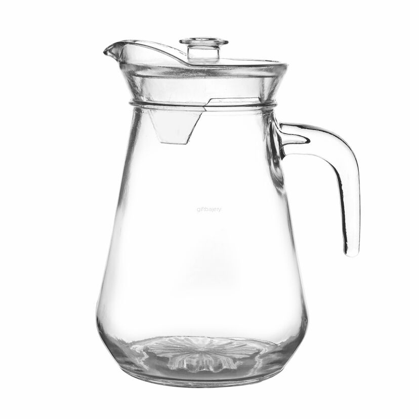 Dzbanek Szklany z pokrywką 1,3 L TADAR