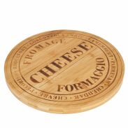Deska bambusowa do serów 28 cm okrągła - 3