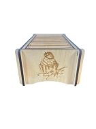 Elegancki Drewniany komplet 2 Organizerów na przyprawy - 9 Przegródek - 2