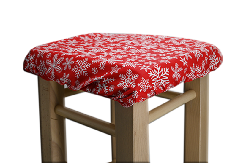 Poduszka ŚWIĄTECZNA na taboret krzesło kwadratowa