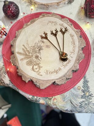 Plaster drewna świąteczny