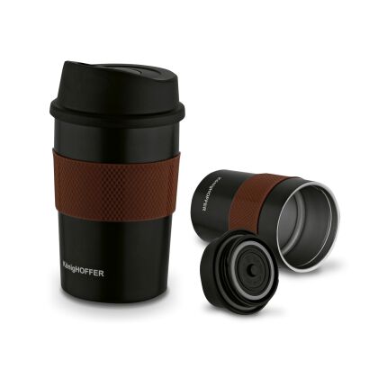 Kubek termiczny Konighoffer Elliot 330 ml brązowy