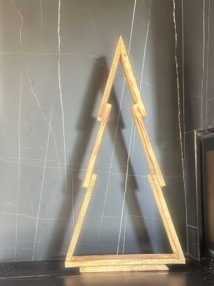 Drewniana Choinka Dekoracyjna 80cm opalana