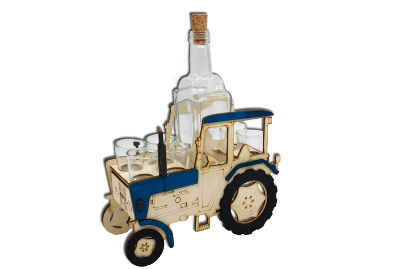 Barek z kieliszkami TRAKTOR